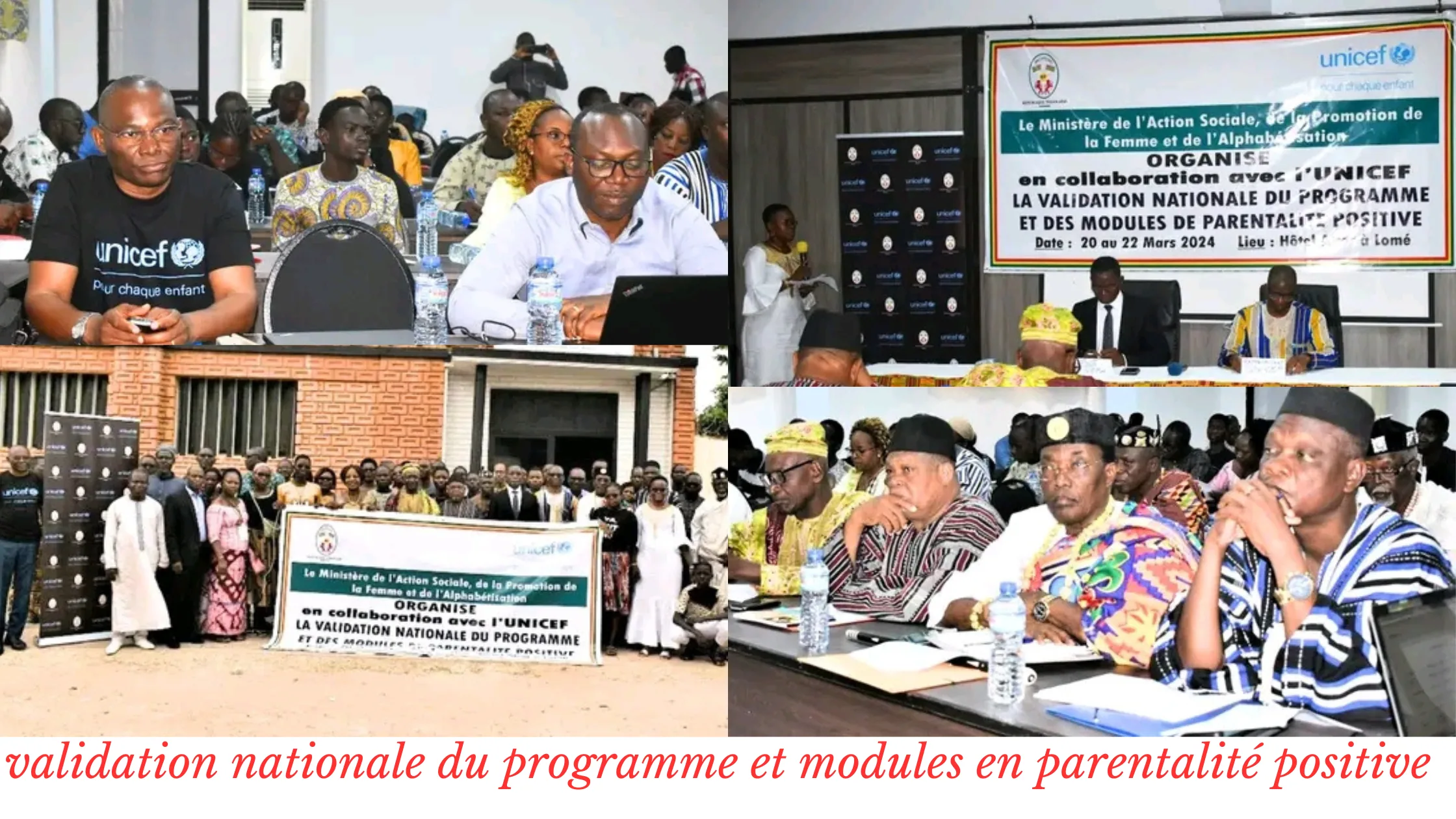ATELIER NATIONAL DE VALIDATION DU PROGRAMME ET DES MODULES EN PARENTALITE POSITIVE