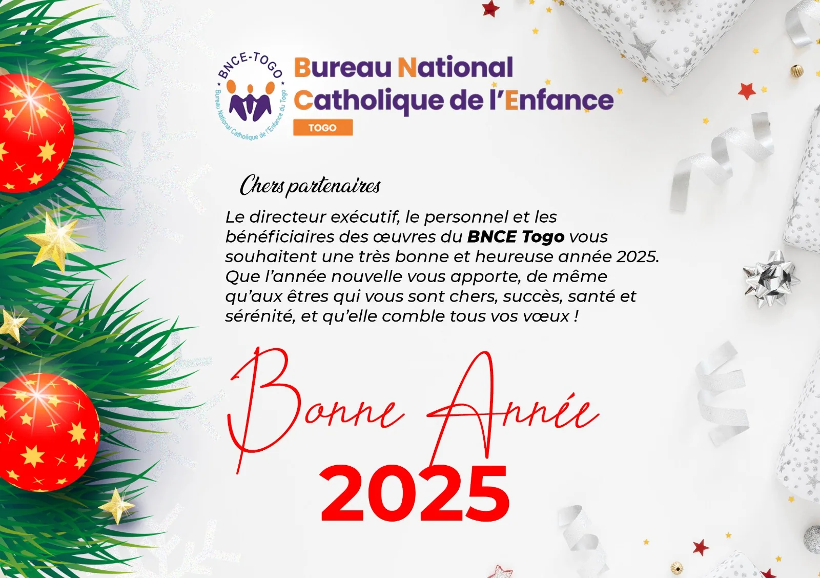 Vœux du BNCE Togo